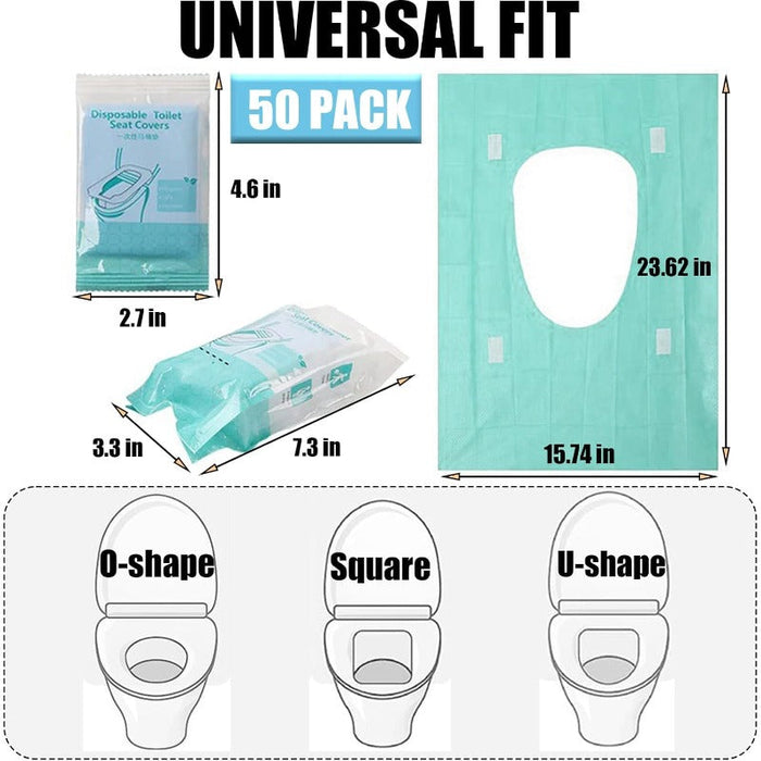 Non-Slip Disposable Toilet Covers