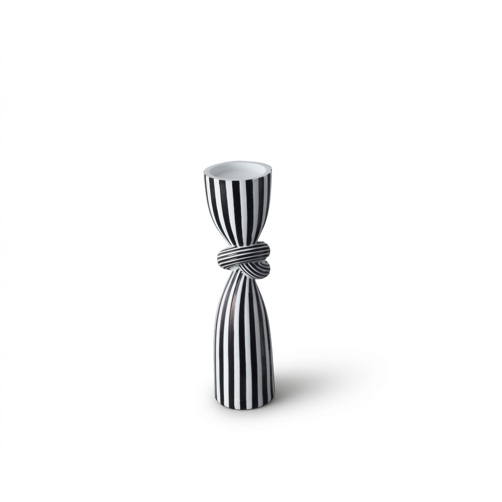 Modern Striped Resin Candle Holder