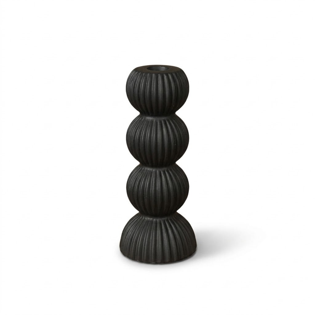 Nordic Fluted Sculptural Candle Holder